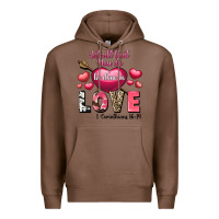 Chestnut Let all that you do be in love Valentine's Day Premium Hoodie - FaDigitalArtStudio