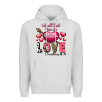 Dove Grey Let all that you do be in love Valentine's Day Premium Hoodie - FaDigitalArtStudio