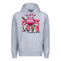 Heather Grey Let all that you do be in love Valentine's Day Premium Hoodie - FaDigitalArtStudio