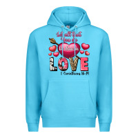 Ocean Blue Let all that you do be in love Valentine's Day Premium Hoodie - FaDigitalArtStudio