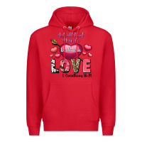 Red Let all that you do be in love Valentine's Day Premium Hoodie - FaDigitalArtStudio