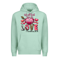 Seafoam Let all that you do be in love Valentine's Day Premium Hoodie - FaDigitalArtStudio