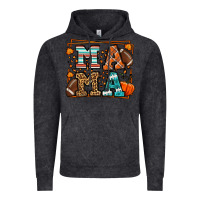 Vintage Black Fall American Football Autumn Mama Vintage Hoodie - LillyAllenDesigns