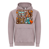 Fall American Football Autumn Mama Vintage Hoodie | Teevron