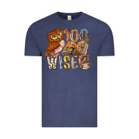 Vintage Denim 100 days wiser Vintage Tee - RacoonDesign