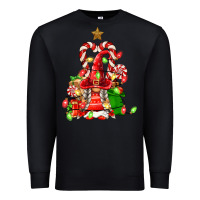 Black christmas  gnomes Premium Sweatshirt - FaDigitalArtStudio