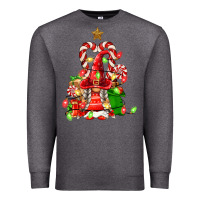Charcoal Heather christmas  gnomes Premium Sweatshirt - FaDigitalArtStudio