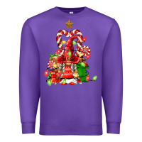Purple christmas  gnomes Premium Sweatshirt - FaDigitalArtStudio
