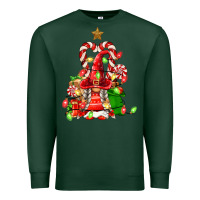 Sports Green christmas  gnomes Premium Sweatshirt - FaDigitalArtStudio