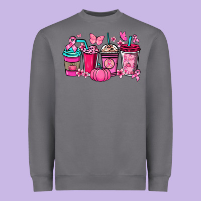 Cancer Coffee Cups Cancer Awareness Heavyweight Sweatshirt Designed By Howdyjamesfarm
