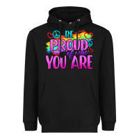 Black Be Proud Of Who You Are Heavyweight Hoodie - BundleAndBundleShop