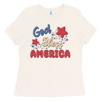 Bone god bless america Ladies Tee - MaliasSmallBusiness