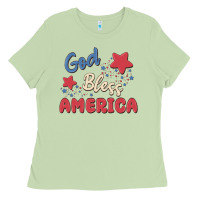 Matcha god bless america Ladies Tee - MaliasSmallBusiness