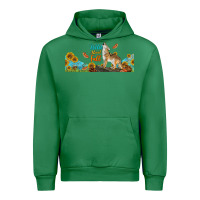 Emerald Wild About Fall Coyote Urban Hoodie - LillyAllenDesigns