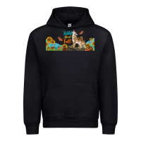 Foreset Green Wild About Fall Coyote Urban Hoodie - LillyAllenDesigns