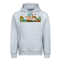 Heather Grey Wild About Fall Coyote Urban Hoodie - LillyAllenDesigns
