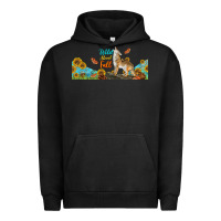 Pigment Black Wild About Fall Coyote Urban Hoodie - LillyAllenDesigns