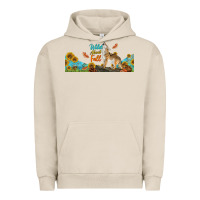 Pigment French Oak Wild About Fall Coyote Urban Hoodie - LillyAllenDesigns