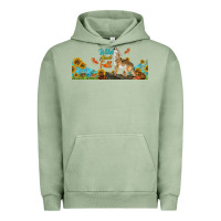 Pigment Oil Green Wild About Fall Coyote Urban Hoodie - LillyAllenDesigns