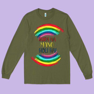 Bura Na Mano Holi Hai Long Sleeve Tee Designed By Bettercallsaul