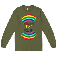 Army Green BURA NA MANO HOLI HAI Long Sleeve Tee - Bettercallsaul