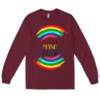Burgundy BURA NA MANO HOLI HAI Long Sleeve Tee - Bettercallsaul