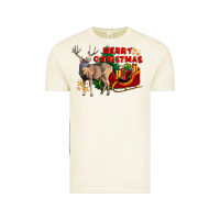 Vintage Arctic Merry Christmas Deer Vintage Tee - LillyAllenDesigns