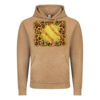 Vintage Camel watercolor glitter leopard softball background Vintage Hoodie - RanaPortraitStore
