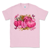 Bubblegum Pink breast cancer awareness pink pumpkins Classic Tee - LillyAllenDesigns