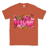 Copper breast cancer awareness pink pumpkins Classic Tee - LillyAllenDesigns