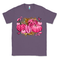 Lavender breast cancer awareness pink pumpkins Classic Tee - LillyAllenDesigns