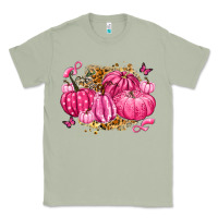 Matcha breast cancer awareness pink pumpkins Classic Tee - LillyAllenDesigns