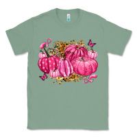 Sage breast cancer awareness pink pumpkins Classic Tee - LillyAllenDesigns