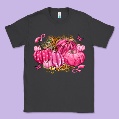 Breast Cancer Awareness Pink Pumpkins Classic Tee Designed By Lillyallendesigns