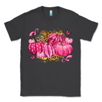 Smoke breast cancer awareness pink pumpkins Classic Tee - LillyAllenDesigns
