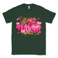 Sports Green breast cancer awareness pink pumpkins Classic Tee - LillyAllenDesigns