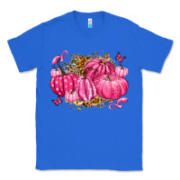 True Royal breast cancer awareness pink pumpkins Classic Tee - LillyAllenDesigns
