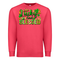 Cardinal lucky and blessed Premium Sweatshirt - FaDigitalArtStudio