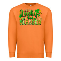 Carrot lucky and blessed Premium Sweatshirt - FaDigitalArtStudio