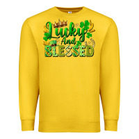 Lemon lucky and blessed Premium Sweatshirt - FaDigitalArtStudio