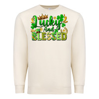 Sandshell lucky and blessed Premium Sweatshirt - FaDigitalArtStudio