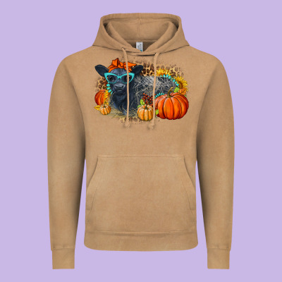 Fall Autumn Baby Calf Vintage Hoodie Designed By Lillyallendesigns