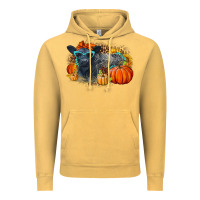 Vintage Mustard Fall Autumn Baby Calf Vintage Hoodie - LillyAllenDesigns