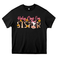 Black holy cow i'm sister Heavy Core Tee - MaliasSmallBusiness