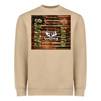 Daddy's Hunting Buddy Heavyweight Sweatshirt | Teevron