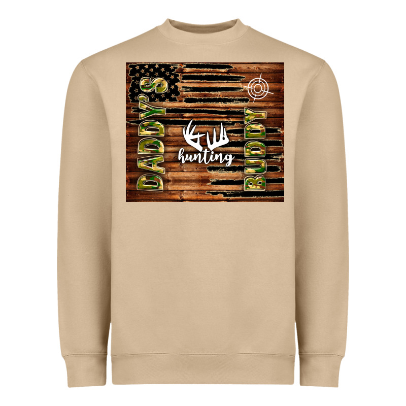 Daddy's Hunting Buddy Heavyweight Sweatshirt by TumblerDesignByShophia | Teevron