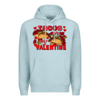 Blue Mist Tacos are my Valentine Valentine's Day Premium Hoodie - FaDigitalArtStudio