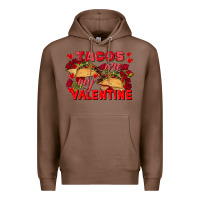 Chestnut Tacos are my Valentine Valentine's Day Premium Hoodie - FaDigitalArtStudio