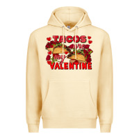 Pina Colada Tacos are my Valentine Valentine's Day Premium Hoodie - FaDigitalArtStudio