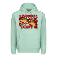 Seafoam Tacos are my Valentine Valentine's Day Premium Hoodie - FaDigitalArtStudio